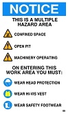 Notice - Area Hazards and Rules